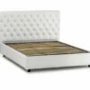 Lit Coffre Cm 160x190 En Eco-cuir Blanc