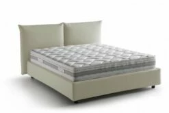 Lit Coffre Cm 160x190 En Tissu Crème -Doublures De Lit Soldes 2024 lit coffre cm 160x190 en tissu creme 3