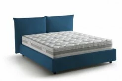 Lit Coffre Cm 160x200 En Tissu Bleu -Doublures De Lit Soldes 2024 lit coffre cm 160x200 en tissu bleu 4