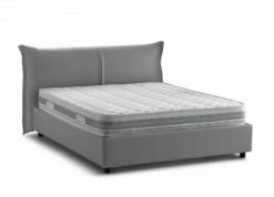 Lit Coffre Cm 160x200 En Tissu Gris -Doublures De Lit Soldes 2024 lit coffre cm 160x200 en tissu gris 3
