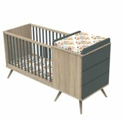 Lit Combiné évolutif 103x181x68cm Gris