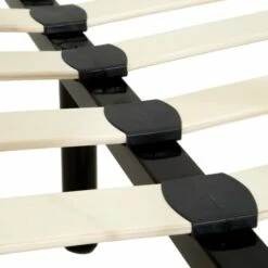 Lit Design Romantique Avec Sommier 200 X 180 Cm Noir/noir -Doublures De Lit Soldes 2024 lit design romantique avec sommier 200 x 180 cm noir noir 4