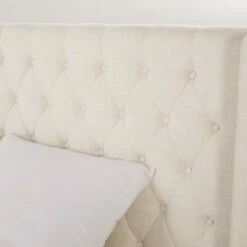 Lit Double Ivoire Avec Rangements, Couchage 160x200 -Doublures De Lit Soldes 2024 lit double ivoire avec rangements couchage 160x200 1000 11 10 199557 3