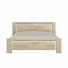 Lit Effet Bois Beige Couchage 140x190