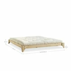 Lit En Bois 160x200cm 9 Lit En Bois 160x200cm -Doublures De Lit Soldes 2024 lit en bois 160x200cm 3