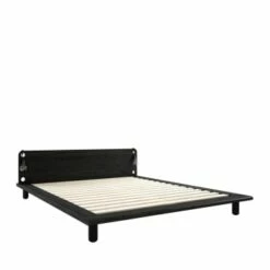 Lit En Bois Avec Lampes De Chevets 180x200cm Noir 10 Lit En Bois Avec Lampes De Chevets 180x200cm Noir -Doublures De Lit Soldes 2024 lit en bois avec lampes de chevets 180x200cm noir peek