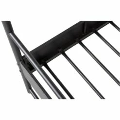 VTwonen Lit En Métal 160x200cm Noir -Doublures De Lit Soldes 2024 lit en metal 160x200cm noir 5