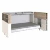 Lit Escamotable 90x200 Avec Aménagement De Lit - L212 Cm - Blanc