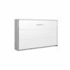 Lit Escamotable Horizontal 120x200 - L212 Cm - Blanc
