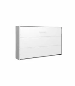 Lit Escamotable Horizontal 120x200 - L212 Cm - Blanc