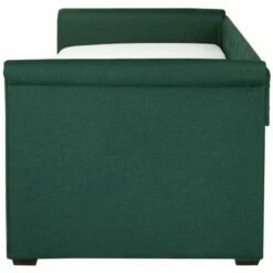 Lit Gigogne En Tissu Vert Foncé 80 X 200 Cm -Doublures De Lit Soldes 2024 lit gigogne en tissu vert fonce 80 x 200 cm 4