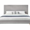 Lit Scandinave Gris-140 X 190 (cm)