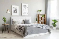 Lit Simili Blanc 160x200 Sommier Inclus -Doublures De Lit Soldes 2024 lit simili blanc 160x200 sommier inclus 1