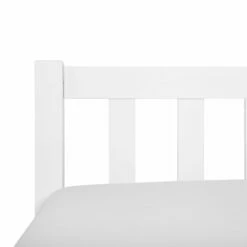 Lit Simple En Bois Solide Blanc 90x200 -Doublures De Lit Soldes 2024 lit simple en bois solide blanc 90x200 6