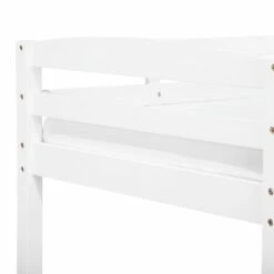 Lit Superposé En Bois De Pin Blanc 90 X 200 Cm -Doublures De Lit Soldes 2024 lit superpose en bois de pin blanc 90 x 200 cm 5