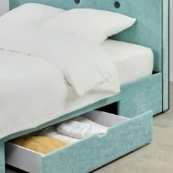 Lit Tiroir Jade 140 X 190 Cm -Doublures De Lit Soldes 2024 lit tiroir jade 140 x 190 cm 3