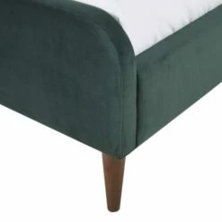 Lit Vintage 160x200 Avec Sommier à Lattes En Velours Vert Foncé, OEKO-TEX® -Doublures De Lit Soldes 2024 lit vintage 160x200 avec sommier a lattes en velours vert fonce oeko tex 1000 5 38 219798 3