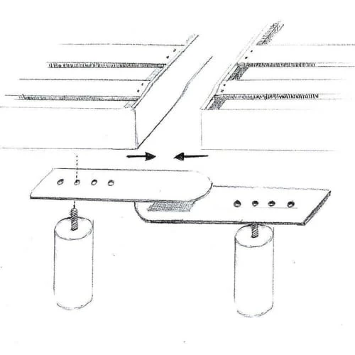 Lot De 2 Kits De Jonction Pour Sommiers (1 Paire) 5 Lot De 2 Kits De Jonction Pour Sommiers (1 Paire) – Image 5
