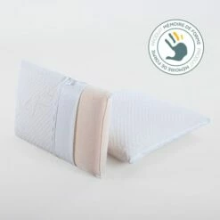 Lot De 2 Oreillers 40x60 Mémoire De Forme S -Doublures De Lit Soldes 2024 lot de 2 oreillers 40x60 memoire de forme s 2