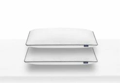 Lot De 2 Oreillers à Mémoire De Forme 70x40 Cm Hauteur Personnalisable