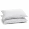 Lot De 2 Oreillers Anti-acariens Mémoire De Forme Mixte 50x70cm