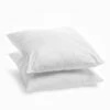 Lot De 2 Oreillers Moelleux Coton Bio 60x60cm