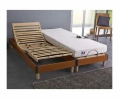 Lot De Sommiers Relaxation Réglage Fermeté Niveau Lombaire 2x70x190 -Doublures De Lit Soldes 2024 lot de sommiers relaxation reglage fermete niveau lombaire 2x70x190 1