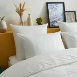 Oreiller MEDIUM Extra-Doux - Coton Bio 60x60 Cm -Doublures De Lit Soldes 2024 oreiller medium extra doux coton bio 60x60 cm 1