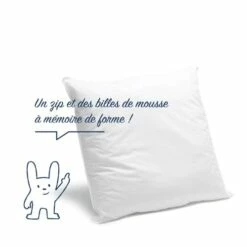 Oreiller Mémoire De Forme Mixte 65x65cm -Doublures De Lit Soldes 2024 oreiller memoire de forme mixte 65x65cm 2