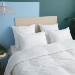 Oreiller MOELLEUX Préserve Les Océans - Coton Bio 60x60 Cm -Doublures De Lit Soldes 2024 oreiller moelleux preserve les oceans coton bio 60x60 cm 4