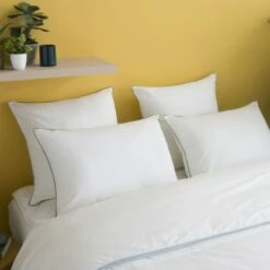 Oreiller MOELLEUX Respirant - Coton Bio 50x70 Cm 9 Oreiller MOELLEUX Respirant - Coton Bio 50x70 Cm -Doublures De Lit Soldes 2024 oreiller moelleux respirant coton bio 50x70 cm 4