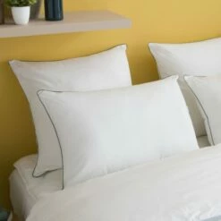 Oreiller MOELLEUX Respirant - Coton Bio 60x60 Cm -Doublures De Lit Soldes 2024 oreiller moelleux respirant coton bio 60x60 cm 1