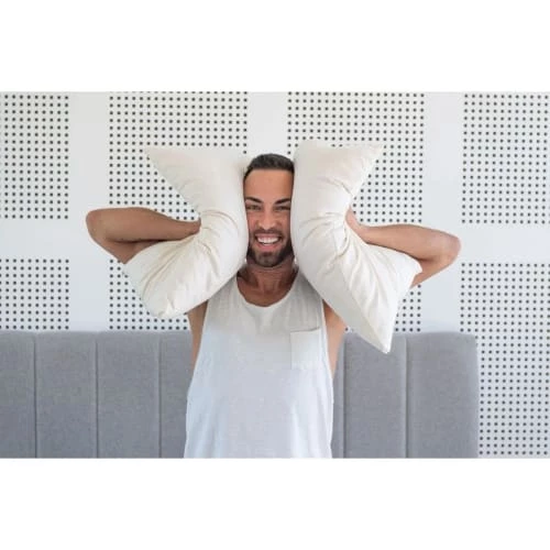 Oreiller Naturel Moelleux Coton Bio - 100% LAINE VIERGE-70 X 50 Cm 2 Oreiller Naturel Moelleux Coton Bio - 100% LAINE VIERGE-70 X 50 Cm – Image 2