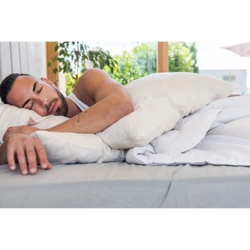 Oreiller Naturel Moelleux Coton Bio - 100% LAINE VIERGE-70 X 50 Cm 6 Oreiller Naturel Moelleux Coton Bio - 100% LAINE VIERGE-70 X 50 Cm – Image 6