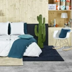 Oreiller Plat Synthétique Carré 60x60 -Doublures De Lit Soldes 2024 oreiller plat synthetique carre 60x60 3