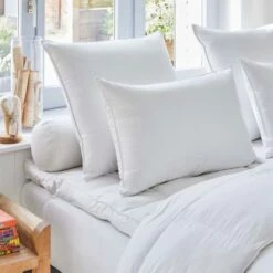 Oreiller Platinium Light - MOELLEUX 65x65 Cm -Doublures De Lit Soldes 2024 oreiller platinium light moelleux 65x65 cm 1