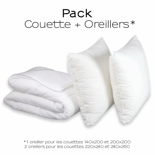 DODO Pack Duvet Couette Chaude + Oreiller -50% Duvet De Canard 200x200 Cm 3 DODO Pack Duvet Couette Chaude + Oreiller -50% Duvet De Canard 200x200 Cm – Image 3