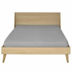 Pack Lit Avec Matelas 140x190 Cm Bois Massif -Doublures De Lit Soldes 2024 pack lit avec matelas 140x190 cm bois massif 4