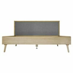 Pack Lit Avec Matelas 160x200 Cm Bois Massif Gris Et Bois -Doublures De Lit Soldes 2024 pack lit avec matelas 160x200 cm bois massif gris et bois 2