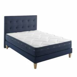 Pack Literie Ressorts, Sommier, Pieds Et Tête De Lit 140 X 190 25 Cm
