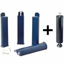 Pack Sommier 2x20 Lattes 140x190cm + Pieds Bleus + Pied Central -Doublures De Lit Soldes 2024 pack sommier 2x20 lattes 140x190cm pieds bleus pied central 2