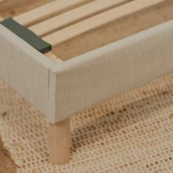 Sommier à Lattes En Bois 160x200 Coloris Beige Livré En Kit -Doublures De Lit Soldes 2024 sommier a lattes en bois 160x200 coloris beige livre en kit 4