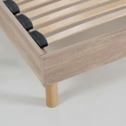 Sommier à Lattes En Kit Bois Couleur Naturelle 90x200 -Doublures De Lit Soldes 2024 sommier a lattes en kit bois couleur naturelle 90x200 3