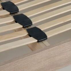 Sommier à Lattes En Kit Bois Couleur Naturelle 90x200 -Doublures De Lit Soldes 2024 sommier a lattes en kit bois couleur naturelle 90x200 4