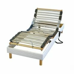 Sommier Avec Réglage Fermeté Au Niveau Lombaire 90x190