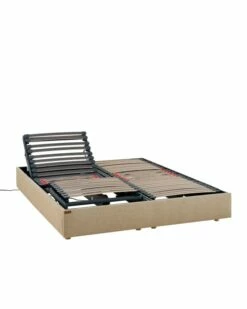Sommier Bibloc électrique En Lin 2x90cmx200cm