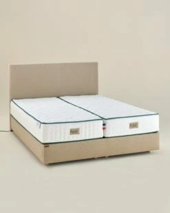 Sommier Bibloc électrique En Lin 2x90cmx200cm -Doublures De Lit Soldes 2024 sommier bibloc electrique en lin 2x90cmx200cm 3