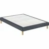 Sommier Déco Morphologique Avec Pieds 160x200