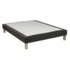 Sommier Déco Someo Gris Foncé Chiné 90x200