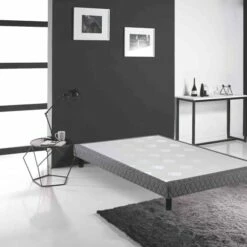 Sommier Déco Tapissier Confort Medium 140x190 -Doublures De Lit Soldes 2024 sommier deco tapissier confort medium 140x190 2